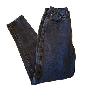 LEVI'S 512 Slim Fit Tapered Leg Black Size 11